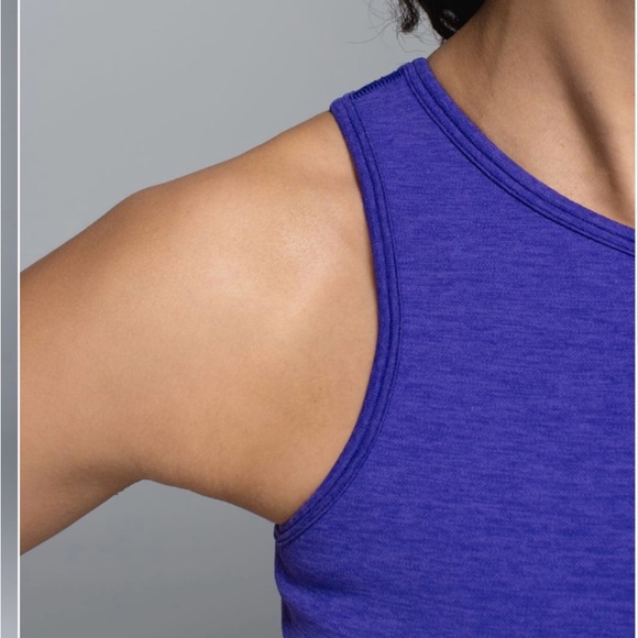 Lululemon Athletica Seamlessly Covered Tank in Heathered Bruised Berry - Picture 4 of 6